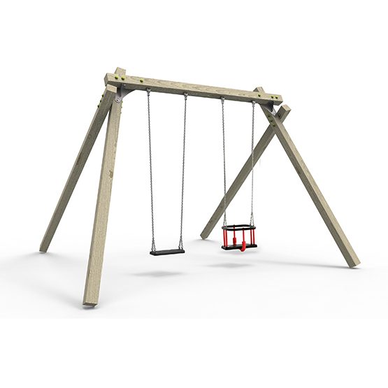 White_Rhino__Ridge Ξύλινη παιδική χαρά | Ridge White Rhino | RIDGE