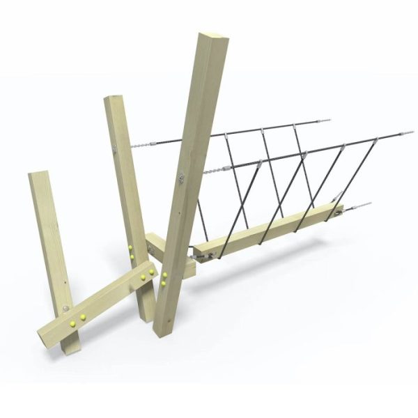 white-rhino-entrance-bridge-for-climbing-frames-link-i-set-009010002001-1 Ξύλινη παιδική χαρά | Link I