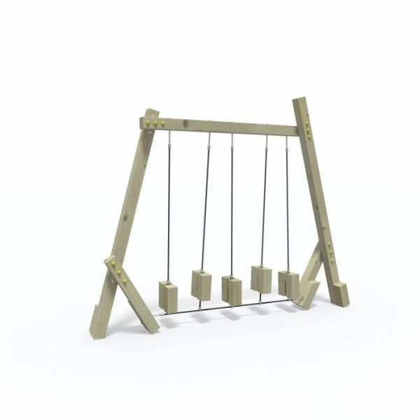 white-rhino-module-jungle-set-009009002001-2 Ξύλινη παιδική χαρά | Jungle