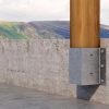 Επιτοίχια βάση ξύλου 71 x 71 x150mm