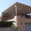 Ξύλινη πέργκολα με διπλή τάβλα 300 x 400εκ.