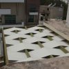 Ξύλινη πέργκολα με τεντόπανο 48,3εκ. - 300 x 500εκ.