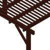 Πέργκολα με περσίδες απο τοίχο 9,5εκ. 400 x 500εκ.