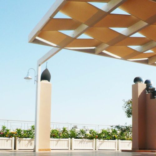 Τεντόπανο πέργκολας πλάτους 48,3εκ. Τεντόπανο εκρού 0,483 x 20μ.