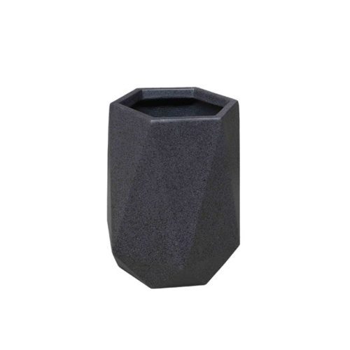 ΚΑΣΠΩ FIBERCLAY ΑΝΘΡΑΚΙ ΓΡΑΝΙΤΗ ΠΟΛΥΓΩΝΟ ΜΕΣΑΙΟ 48x48x58cm