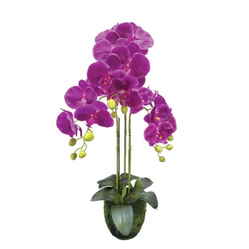 ΦΥΤΟ ΟΡΧΙΔΕΑ ΜΩΒ ΑΝΘΗ REAL TOUCH - Υ82cm 2/8ΚΙΒ