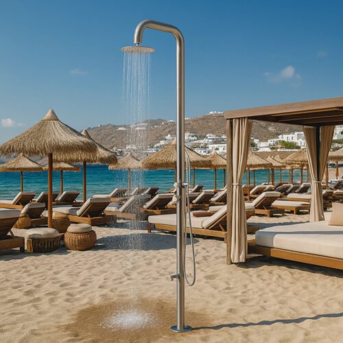 inox-στήλη-ντους-ζεστούκρύου-νερού Inox Στήλη Ντους Ζεστού/Κρύου Νερού