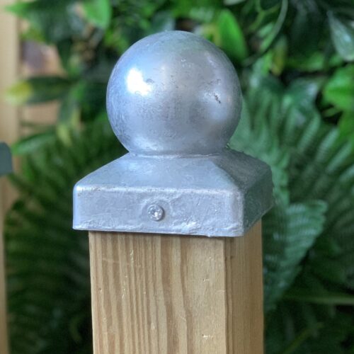 Hat_round_metallic_hat Διακοσμητικό τελείωμα κολώνας μπάλα