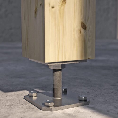 βάση-ξύλου-βιδωτή-με-ρυθμιζόμενο-ύψος Βάση ξύλου βιδωτή με ρυθμιζόμενο ύψος