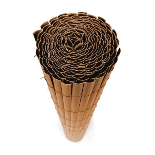 καλαμωτή-pvc-14mm-μισό-καλάμι-100x300εκ-καφέ-ανοιχτό Καλαμωτή PVC 14mm Μισό Καλάμι 100x300εκ. - Καφέ Ανοιχτό