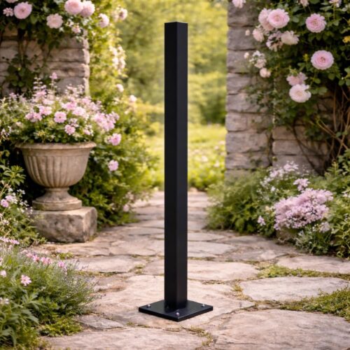 κολωνα-μεταλλικη-100-εκ-μαυρο-33521 Κολώνα Μεταλλική για Συνθετικά Καφασωτά 5x5x100εκ.