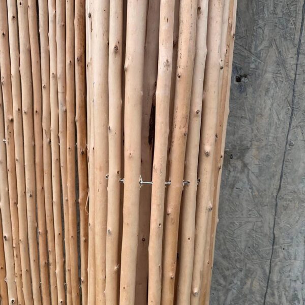 Λυγαριά Μασίφ Ξεφλουδισμένη Ø18–30mm | Φυσική Καλαμωτή 200 x 200εκ.