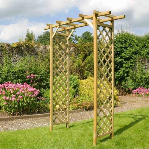 ξύλινη-πέργκολα-είσοδος-ειρήνη Ξύλινη Πέργκολα Είσοδος Ειρήνη