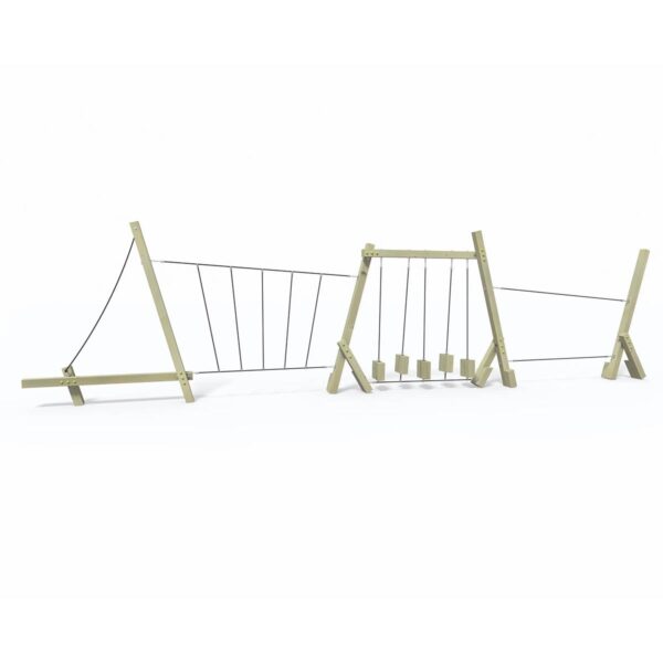 Ξύλινη παιδική χαρά - Jungle combo 1