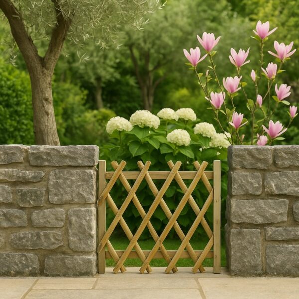 ξύλινη-πόρτα-φράχτη-ανοιγόμενου-80x100εκ Ξύλινη Πόρτα Φράχτη Ανοιγόμενου 80x100εκ.