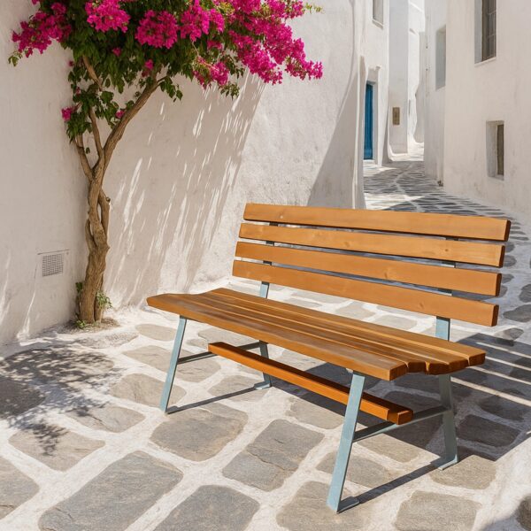 Παγκάκι Κήπου με μεταλλικά πόδια 180εκ.