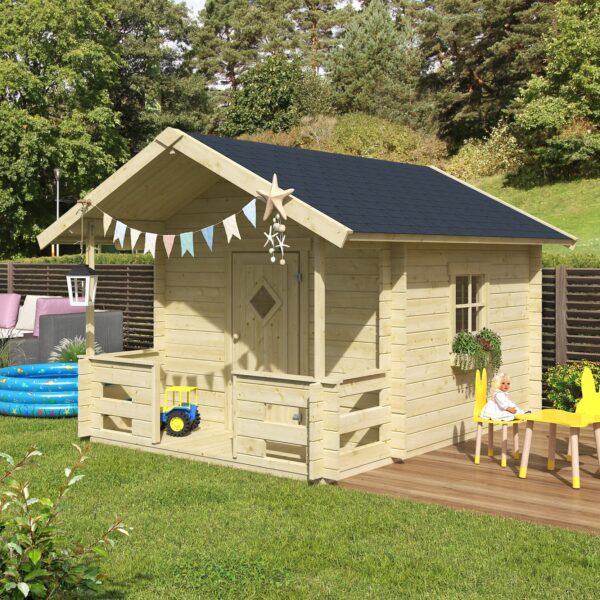 Ξύλινο Παιδικό Σπίτι - Lido 215 x 215εκ.