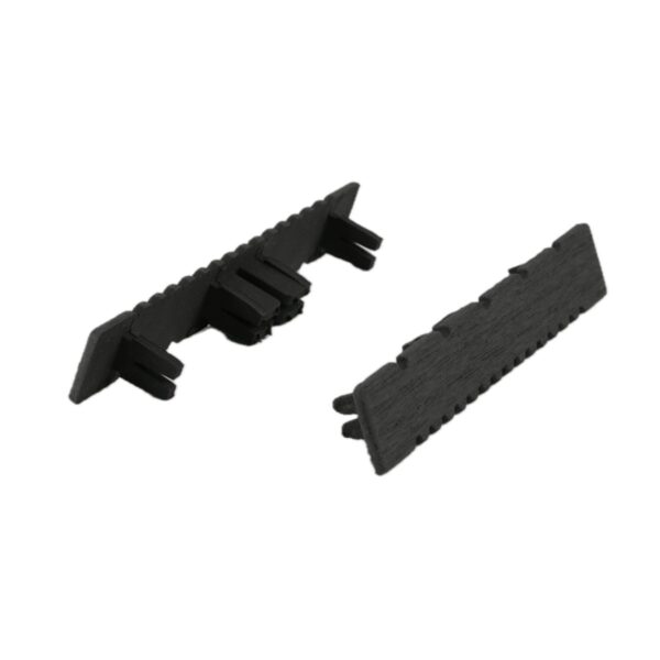 Τάπα WPC deck γραμμωτή 2,4 x 14,6εκ. - γκρι σκούρο