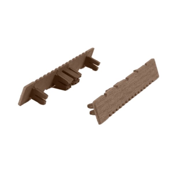 Τάπα WPC deck γραμμωτή 2,4 x 14,6εκ. - καφέ