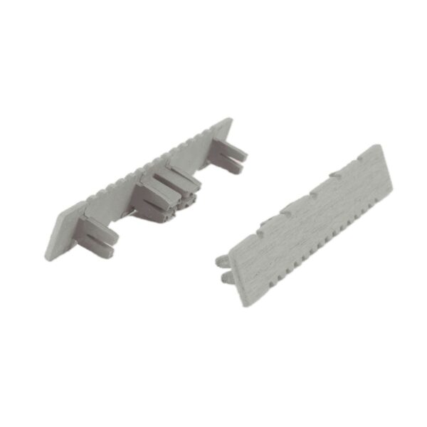 Τάπα WPC deck γραμμωτή 2,4 x 14,6εκ. - λευκό/μπεζ