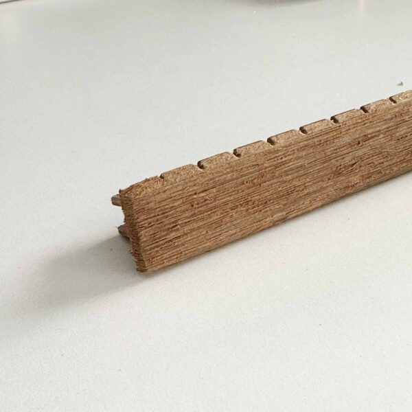 Τάπα WPC περίφραξης γραμμωτή 2 x 12εκ. - καφέ ανοιχτό