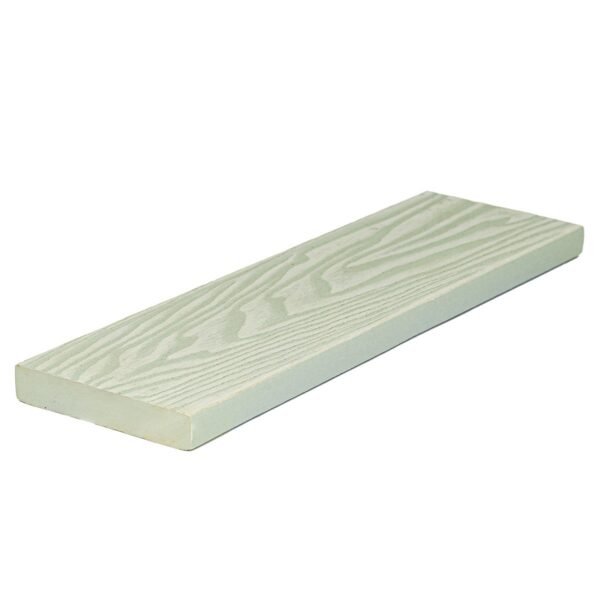 Τάβλα μασίφ WPC 3D wood 1,7 x 9 x 360εκ. - λευκό/μπεζ