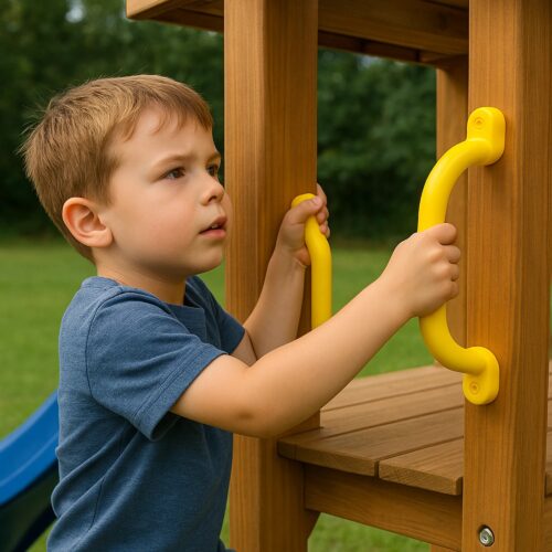 χειρολαβη-σετ-κιτρινη-53149 Πλαστικές Χειρολαβές Κίτρινες για Παιδική Χαρά – Σετ 2 Τεμ.