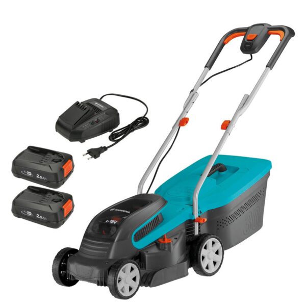Χλοοκοπτική Μηχανή Μπαταρίας Σετ Gardena PowerMax 32/36V P4A