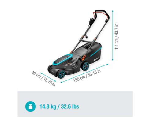 Ηλεκτρική Χλοοκοπτική Μηχανή Gardena PowerMax 37/1800