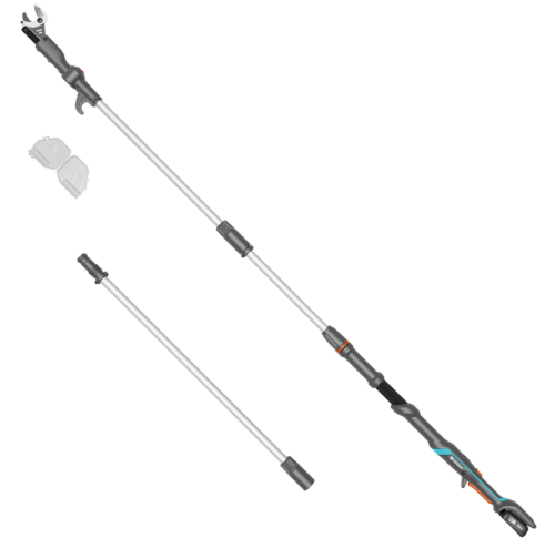 Κλαδευτήρι Τηλεσκοπικό Μπαταρίας Gardena HighCut 360/18V P4A Set