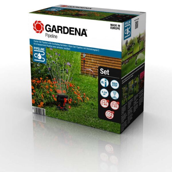 Σετ Ποτίσματος Gardena με Ποτιστικό και Υπόγεια Παροχή Νερου SprinklerSystem