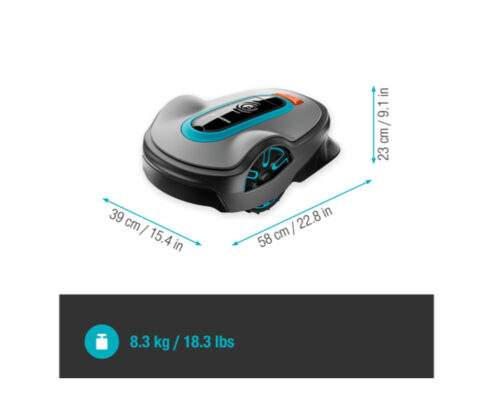 Smart Σετ Router Gardena με Ρομποτική Χλοοκοπτική Sileno Life 1000