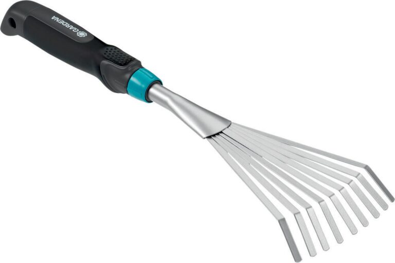 Χειροκίνητη τσουγκρανόσκουπα Gardena Comfort 12cm για κηπουρική.