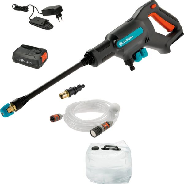 Πλυστικό Πιστόλι Μπαταρίας Gardena Σετ ΑquaClean 18V RtU