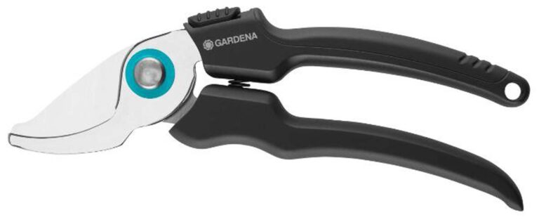 Κλαδευτήρι Gardena Ecoline B με μαύρο και λευκό σχεδιασμό.