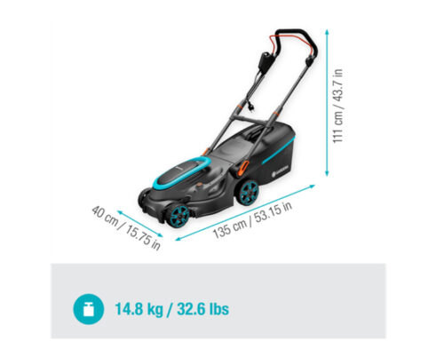Ηλεκτρική Χλοοκοπτική Μηχανή Gardena PowerMax 37/1800