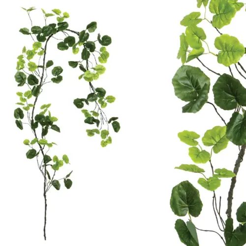 Γιρλαντα κλαρα με πρασινα φυλλα - υ240cm 160/κιβ