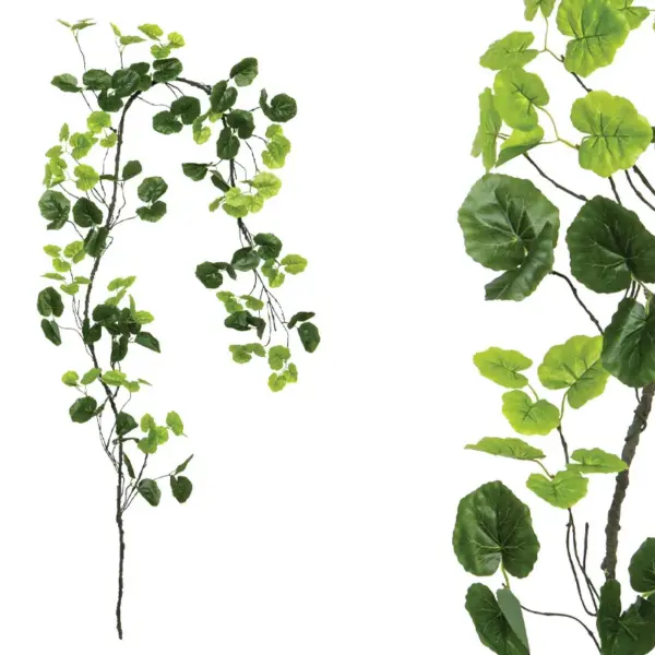 Γιρλαντα κλαρα με πρασινα φυλλα - υ240cm 160/κιβ