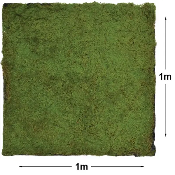 Μοκετα βρυα πρασινο πλακακι - 100x100cm 24/κιβ