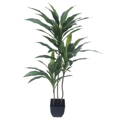 Δεντρο δρακαινα πρασινο real touch σε γλαστρα - υ95cm 6/κιβ
