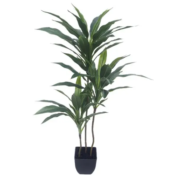 Δεντρο δρακαινα πρασινο real touch σε γλαστρα - υ95cm 6/κιβ