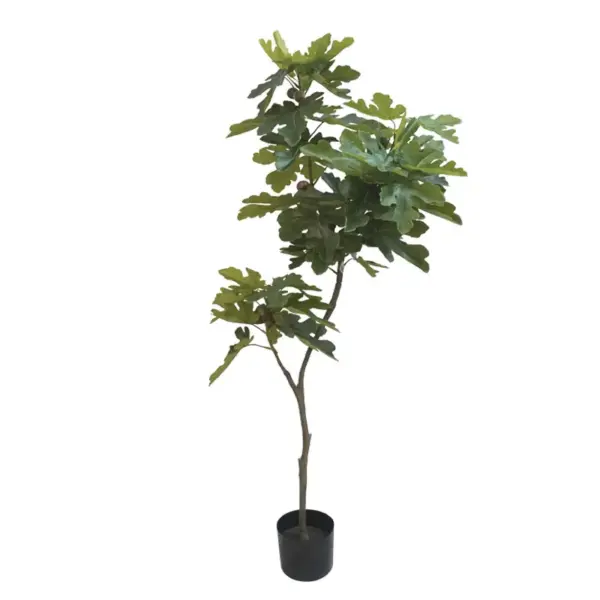 Δεντρο συκια πρασινο real touch σε κασπω - υ195cm 2/kib