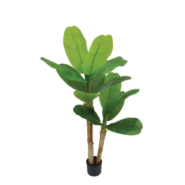 04-95070 Δεντρο μπανανια διπλη real touch σε γλαστρα - 150cm 4/κιβ