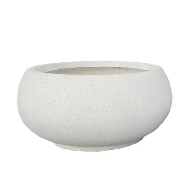 Κασπω fiber clay λευκο-γρανιτη γαβαθα μεγαλο φ55x25cm