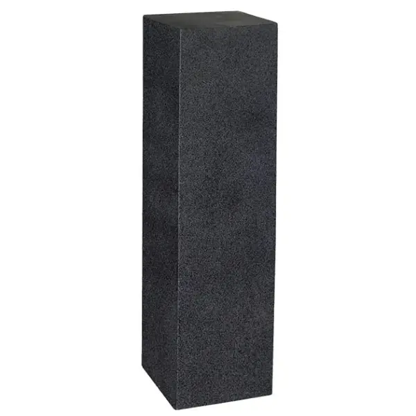 Βαση fiber clay ανθρακι γρανιτη ψηλη τετραγωνη - 28x28x100cm