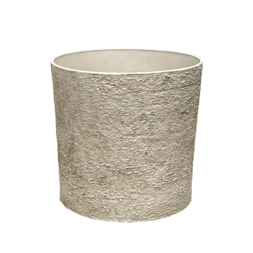 Stone polyresin κασπω μπεζ παλαιωμενο φιλντισι μεγαλο - φ43x43cm