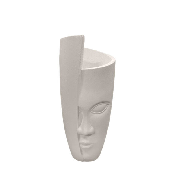 Fiberclay κασπω λευκο αμμου ημικαλυπτομενο προσωπο στρογγυλο μεσαιο - φ40x90cm 1/κιβ