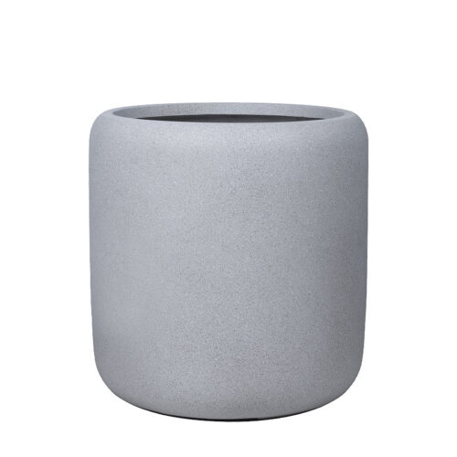 06-94810-L Κασπω fiberclay γκρι γρανιτη βαρελι πομπε μεγαλο - φ54x55cm