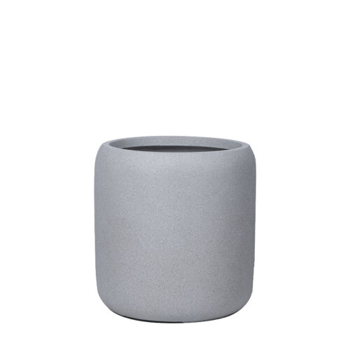 Κασπω fiberclay γκρι γρανιτη βαρελι πομπε μεσαιο - φ42x43cm