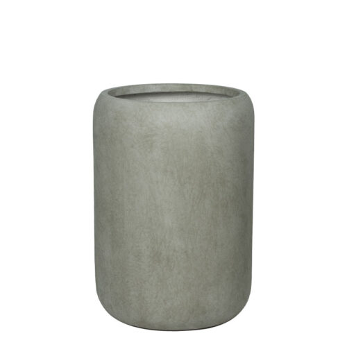 Κασπω fiberclay γκρι-λαδι βαρελι πομπε ψηλο μεσαιο - φ42x59cm